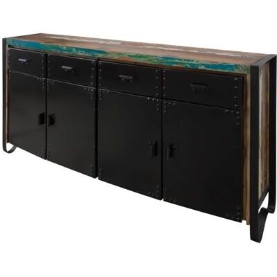 Massivmoebel24 - Credenza - Legno Riciclato - Stile Industriale Massivmoebel24 - Credenza - Legno Riciclato - Stile Industriale