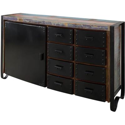 Massivmoebel24.de Credenza in legno riciclato industriale - 143x43x90 Massivmoebel24.de Credenza in legno riciclato industriale - 143x43x90