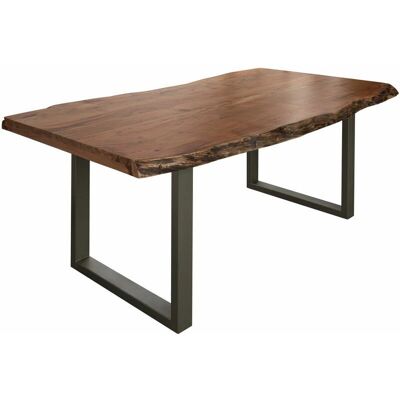 Massivmoebel24.de Tavolo in Acacia - U-Piedi, 220x100x77, Naturale Massivmoebel24.de Tavolo in Acacia - U-Piedi, 220x100x77, Naturale