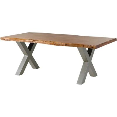 Massivmoebel24.de Esstisch aus Akazienholz - Natur Finish - Moderner Kontrast - FREEFORM 5 Massivmoebel24.de Esstisch aus Akazienholz - Natur Finish - Moderner Kontrast - FREEFORM 5