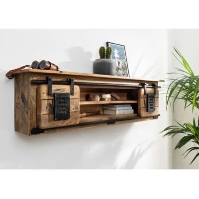 Massivmoebel24 Mangoholz Wandregal - 130x25x35 - Wandregal Massivmoebel24 Mangoholz Wandregal - 130x25x35 - Wandregal