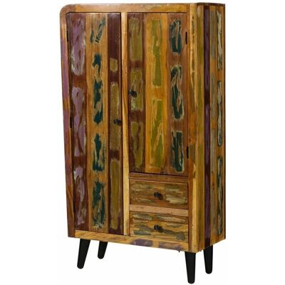 Massivmoebel24 Sixties 109 Credenza - Legno riciclato, Multicolore - Credenza Massivmoebel24 Sixties 109 Credenza - Legno riciclato, Multicolore - Credenza
