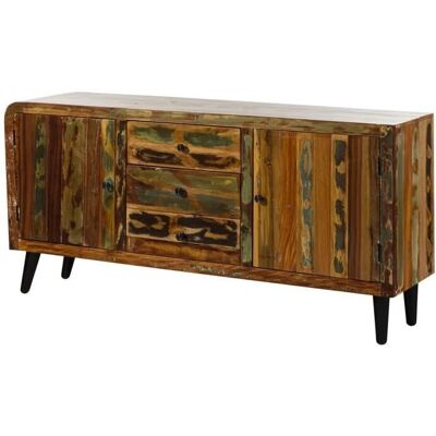 Massivmoebel24 SIXTIES 111 Credenza - Legno riciclato, Retro, Multicolore - Credenza Massivmoebel24 SIXTIES 111 Credenza - Legno riciclato, Retro, Multicolore - Credenza