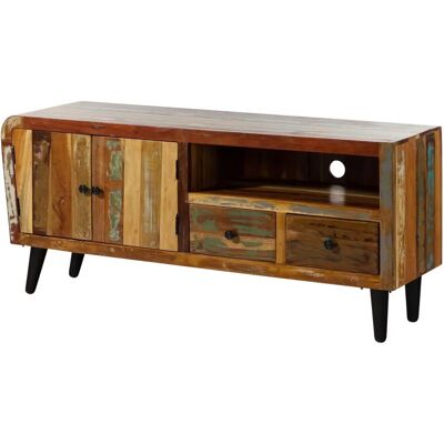 Massivmoebel24 Sixties 116 Recyclingholz TV-Board - Mehrfarbig Massivmoebel24 Sixties 116 Recyclingholz TV-Board - Mehrfarbig