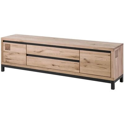 Massivmoebel24 Mobile TV Rovere - 190x40x56 - Beige - VILLANDERS Massivmoebel24 Mobile TV Rovere - 190x40x56 - Beige - VILLANDERS