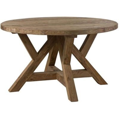 Massivmoebel24.de BASSANO 140cm Runder Teak Esstisch - Esstisch Massivmoebel24.de BASSANO 140cm Runder Teak Esstisch - Esstisch
