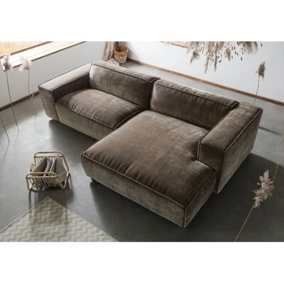 Massivmoebel24 Valencia Taupe Cord Ecksofa - Wohnzimmermöbel Massivmoebel24 Valencia Taupe Cord Ecksofa - Wohnzimmermöbel