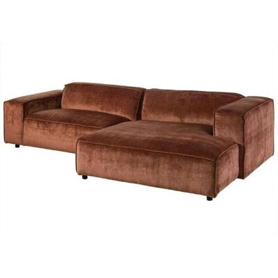 Massivmoebel24 Boras Ecksofa - Stoff / Kupfer - 279x164x69 - Rot Massivmoebel24 Boras Ecksofa - Stoff / Kupfer - 279x164x69 - Rot