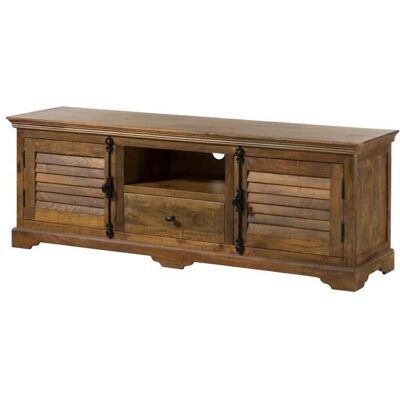 Massivmoebel24 Rodez 149 Mango Holz TV-Board - Used-Look - Französisch Landhausstil Massivmoebel24 Rodez 149 Mango Holz TV-Board - Used-Look - Französisch Landhausstil