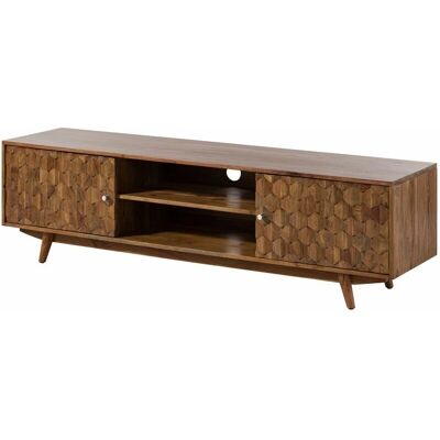 Massivmoebel24.de Mobile TV in Acacia - 170x42x48 - Stile Mid-Century Massivmoebel24.de Mobile TV in Acacia - 170x42x48 - Stile Mid-Century
