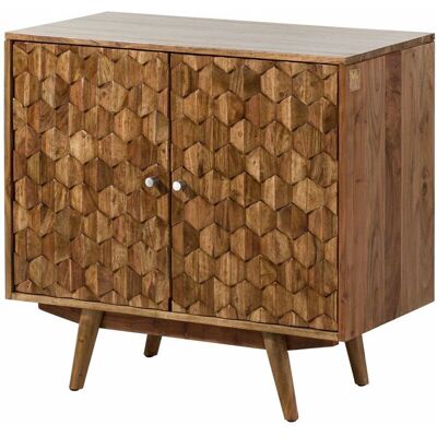 Massivakazie Kommode - Retro Mid-Century Design Massivakazie Kommode - Retro Mid-Century Design