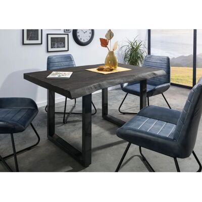 Massivmoebel24.de Tavolo da pranzo in mango Freeform 5 - Grigio Massivmoebel24.de Tavolo da pranzo in mango Freeform 5 - Grigio