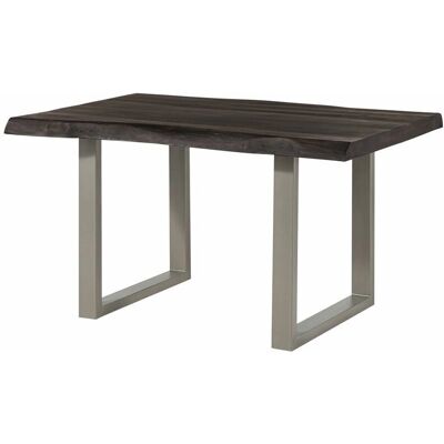 Massivmoebel24.de Tavolo da pranzo Mango - Grigio - 140x90 - Legno Massivmoebel24.de Tavolo da pranzo Mango - Grigio - 140x90 - Legno
