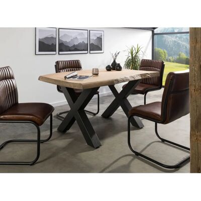 Massivmoebel24 Mango Esstisch - 160x90cm - Industriestil Massivmoebel24 Mango Esstisch - 160x90cm - Industriestil
