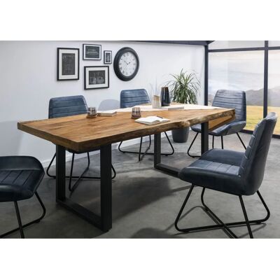 Massivmoebel24.de Tavolo da pranzo in mango - Naturale - 180x90 - FREEFORM 5 Massivmoebel24.de Tavolo da pranzo in mango - Naturale - 180x90 - FREEFORM 5