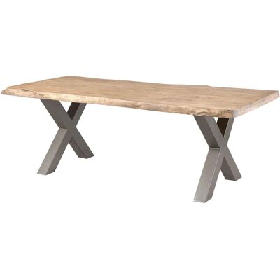 Tavolo da pranzo in mango Massivmoebel24 - 240x100x77 - Stile industriale Tavolo da pranzo in mango Massivmoebel24 - 240x100x77 - Stile industriale