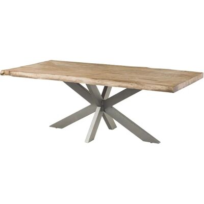 Massivmoebel24 Mango Holz Tisch - 200x100x77 - Beige - Industrial Stil Massivmoebel24 Mango Holz Tisch - 200x100x77 - Beige - Industrial Stil