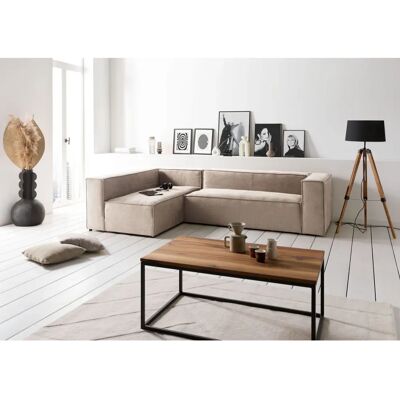 Massivmoebel24 BRUGGE Modulares Ecksofa in Beige Massivmoebel24 BRUGGE Modulares Ecksofa in Beige