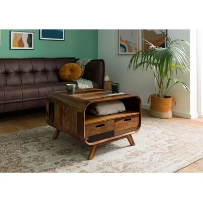 Massivmoebel24 Mailand 232 Retro Sheesham Couchtisch - Dunkelbraun Massivmoebel24 Mailand 232 Retro Sheesham Couchtisch - Dunkelbraun