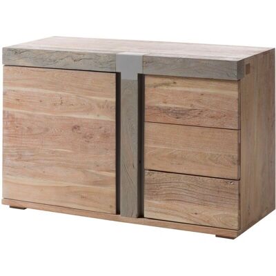 Massivmoebel24 - amsterdam 109 Credenza aus Akazienholz - lackiert / natur - 115x45x75 - beige Massivmoebel24 - amsterdam 109 Credenza aus Akazienholz - lackiert / natur - 115x45x75 - beige