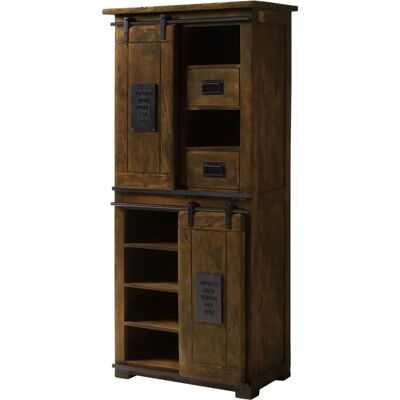 Massivmoebel24.de Mango Schrank - Industrielle Aufbewahrung Massivmoebel24.de Mango Schrank - Industrielle Aufbewahrung