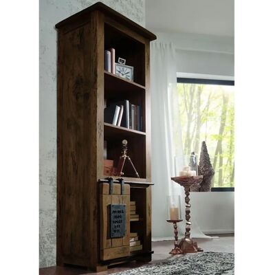 Massivmoebel24 Mango Bücherregal 60x45x180 Braun - Bücherregal Massivmoebel24 Mango Bücherregal 60x45x180 Braun - Bücherregal