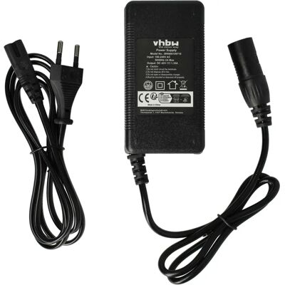 Chargeur vhbw pour vélo électrique Curtis Alu-City - 36V Li-Ion - 60W Chargeur vhbw pour vélo électrique Curtis Alu-City - 36V Li-Ion - 60W