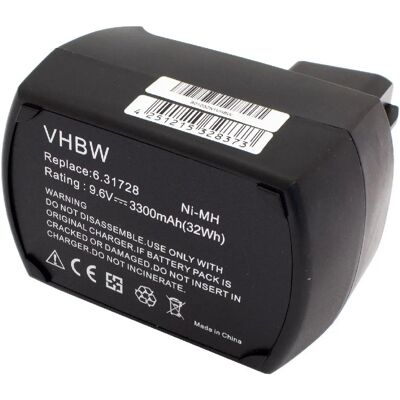 vhbw Batteria per Metabo - 3300mAh NiMH Utensile vhbw Batteria per Metabo - 3300mAh NiMH Utensile