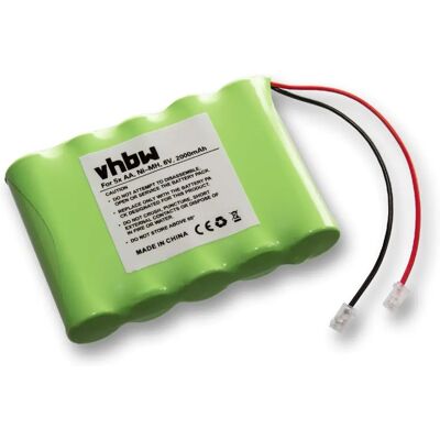 Vhbw Pack de Baterias NiMH 6V 2000mAh - Bateria Vhbw Pack de Baterias NiMH 6V 2000mAh - Bateria