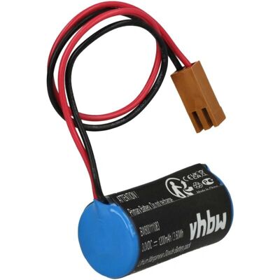 Vhbw Batterie - 1200mAh 3V Remplacement pour Robots Industriels Vhbw Batterie - 1200mAh 3V Remplacement pour Robots Industriels