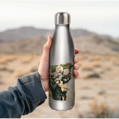 YourSurprise - Edelstahl Trinkflasche - Aluminium Uiterlijk - Gepersonaliseerd - Water Bottle YourSurprise - Edelstahl Trinkflasche - Aluminium Uiterlijk - Gepersonaliseerd - Water Bottle