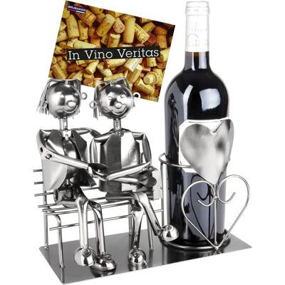 Kadogalerie Support à Bouteille de Vin Couple d'Amoureux - Support à Bouteille de Vin - Publicité Kadogalerie Support à Bouteille de Vin Couple d'Amoureux - Support à Bouteille de Vin - Publicité