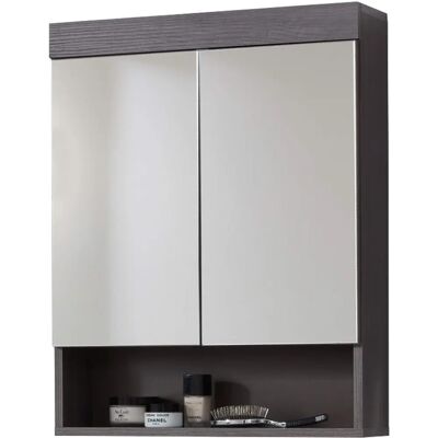 Armadio a Specchio da Bagno Trendteam Runner - grigio Sardegna / Rauchsilber Armadio a Specchio da Bagno Trendteam Runner - grigio Sardegna / Rauchsilber