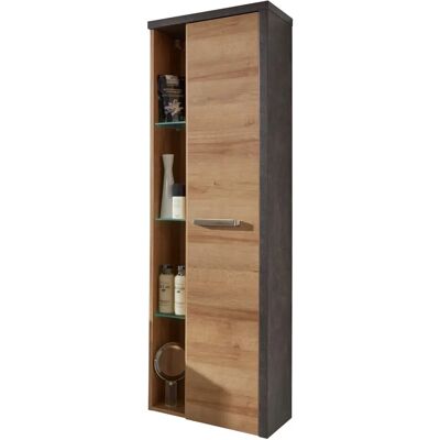 TrendTeam Bay Badezimmerschrank - Grau Beton & Eiche TrendTeam Bay Badezimmerschrank - Grau Beton & Eiche