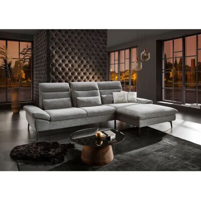 HUKLA HU-HP22156 - Cyber grau - rechts Ottomane - Sofa HUKLA HU-HP22156 - Cyber grau - rechts Ottomane - Sofa