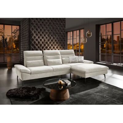 HUKLA - HU-HP22156 - Beige - Ottomane rechts - Sofa HUKLA - HU-HP22156 - Beige - Ottomane rechts - Sofa