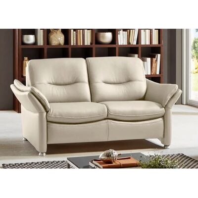 HUKLA - HU-SF15058 - Torro ecru - Glattleder - Sofa HUKLA - HU-SF15058 - Torro ecru - Glattleder - Sofa