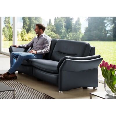 HUKLA - HU-SF15058 - Torro nightblue - Leder - Sofa HUKLA - HU-SF15058 - Torro nightblue - Leder - Sofa