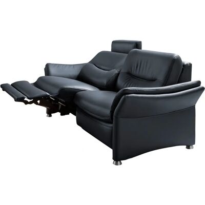HUKLA - HU-SF15058 Ledersofa - Torro nightblue - 194 cm - Sofa HUKLA - HU-SF15058 Ledersofa - Torro nightblue - 194 cm - Sofa