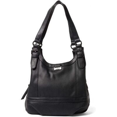 Tom Tailor Juna Shopper - black Tom Tailor Juna Shopper - black