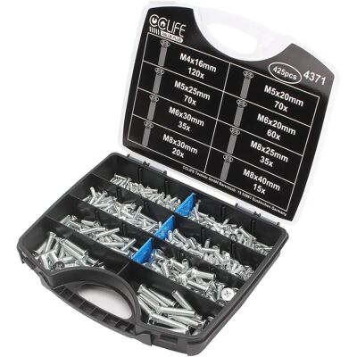 CCLIFE - M4/M5/M6/M8 Vis tête bombée Phillips - 8 tailles - DIN965 - Vis - Publicité CCLIFE - M4/M5/M6/M8 Vis tête bombée Phillips - 8 tailles - DIN965 - Vis - Publicité