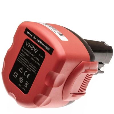 Batteria vhbw compatibile Bosch - NiMH 3300mAh 9.6V - Nero e Rosso Batteria vhbw compatibile Bosch - NiMH 3300mAh 9.6V - Nero e Rosso