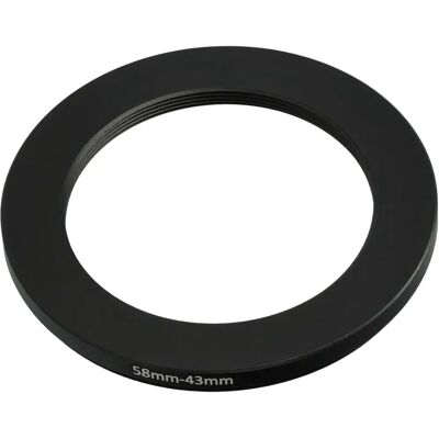 vhbw Adaptateur d'objectif de caméra - 58-43 mm - Noir vhbw Adaptateur d'objectif de caméra - 58-43 mm - Noir