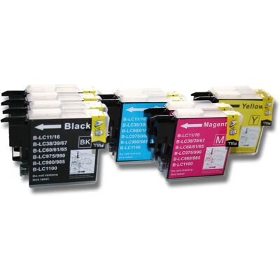 vhbw 10x Cartouches d'encre pour Brother MFC-J615W, J615, J415W - Fournitures d'impression - Publicité vhbw 10x Cartouches d'encre pour Brother MFC-J615W, J615, J415W - Fournitures d'impression - Publicité