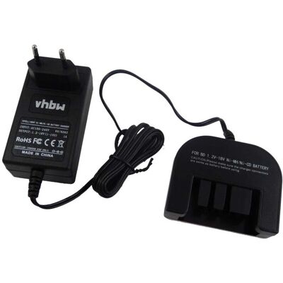 Caricabatterie vhbw compatibile con Black & Decker - Batterie Ni-Cd/NiMH, 1,2-18V Caricabatterie vhbw compatibile con Black & Decker - Batterie Ni-Cd/NiMH, 1,2-18V