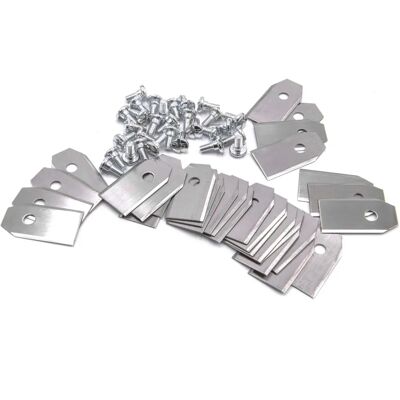 Lama di Ricambio vhbw per Tagliaerba - Argento Lama di Ricambio vhbw per Tagliaerba - Argento