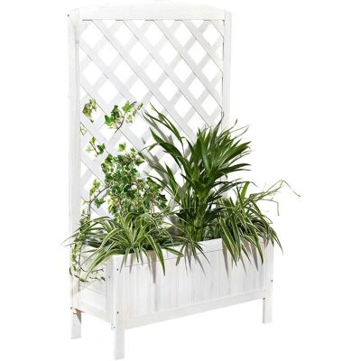 MELKO - Trellis Planter - Bianco - Giardino di rampicanti MELKO - Trellis Planter - Bianco - Giardino di rampicanti