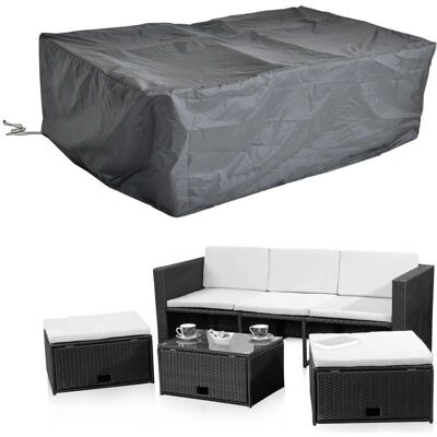 Mucola Cubierta de Muebles de Jardín - 247x130x108 cm - Impermeable y Duradera Mucola Cubierta de Muebles de Jardín - 247x130x108 cm - Impermeable y Duradera
