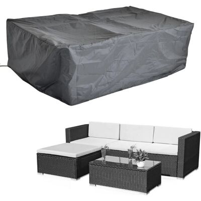 MUCOLA Funda de jardín - 227x152 cm protectora UV impermeable MUCOLA Funda de jardín - 227x152 cm protectora UV impermeable