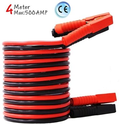Mucola - Cavo di avviamento - 4m, 12/24V, 500A - Cavi di batteria Mucola - Cavo di avviamento - 4m, 12/24V, 500A - Cavi di batteria